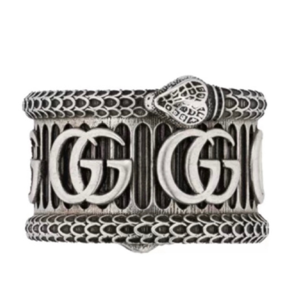 Silver Designer Men's Ring